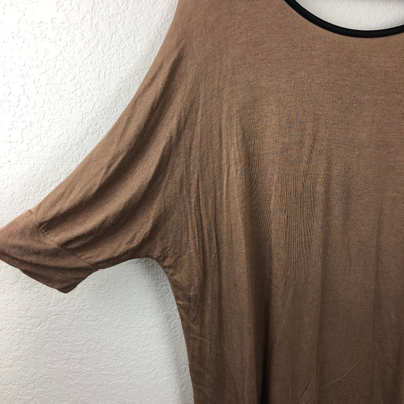 Heart & Hips Womens Top, Brown Small - Picture 4 of 8